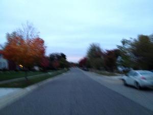taken while running, hence the blurry-ness